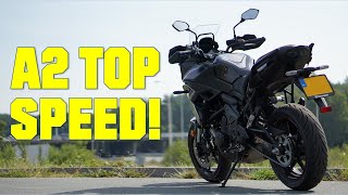 2022 KAWASAKI VERSYS 650 - A2 TOP SPEED + GPS TOP SPEED