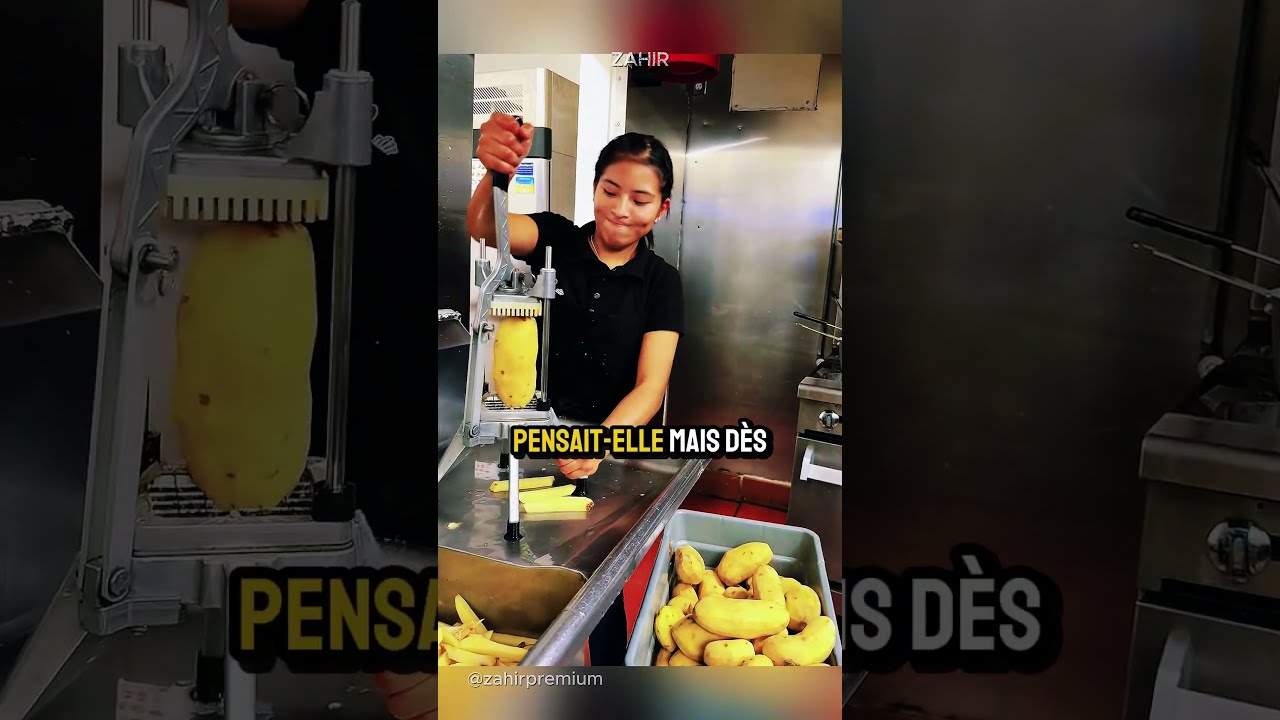 Son Premier Jour Au Boulot Et D J Une Gal Re Avec Des Frites Shorts