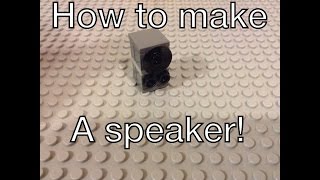 Lego tutorials ep 7 speaker