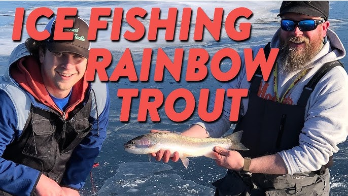 Ice Fishing Rainbow Trout : No bait!!! (Selective gear rules