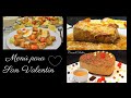 MENÚ O CENA CASERA PARA SAN VALENTÍN ( sin horno )