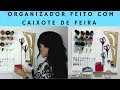 DIY: Organizador de Parede super fácil + organizando itens de costura