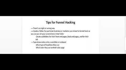 How To Find Your Competitors Funnels | , Funnel Hacking. namo77
