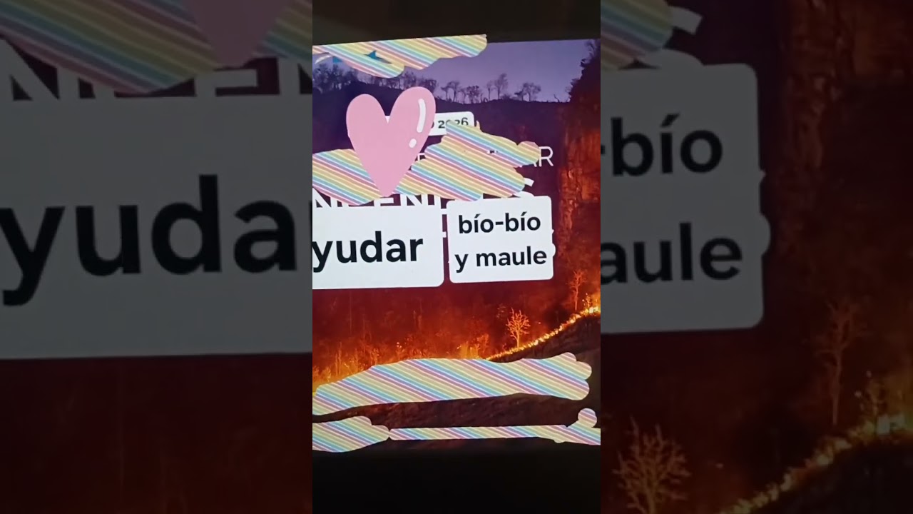 ayudemos a maule bío-bío qué fueron afectados por el incendio forestal