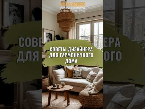 Магия интерьера: как создать стильное и уютное пространство #консультациядизайнера #cusenus