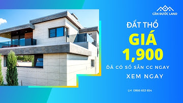 Bán đất cần đước gần chợ phước vân thổ cư 230m2 sổ riêng