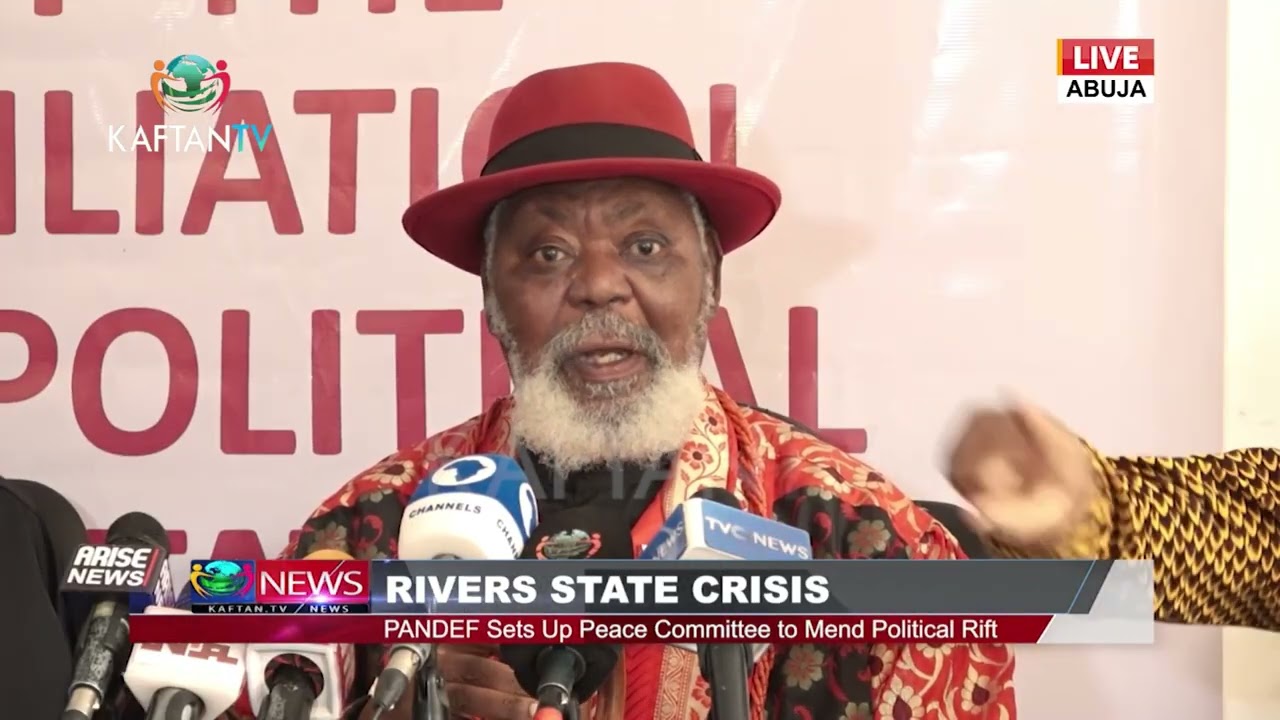 КРИЗИС В ШТАТЕ РИВЕРС: ПАНДЭФ создает комитет мира для урегулирования политического раскола