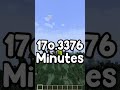 i beat a minecraft world record