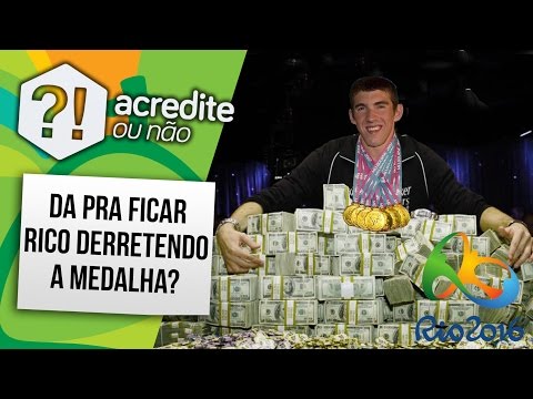 Vídeo: A Medalha De Ouro é Realmente Ouro?