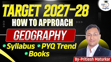 UPSC 2027-28 How to Cover Geography? | PYQ Trend | Syllabus | Books | By Pritesh Maturkar