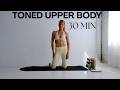 Tone Your Upper Body | 30-Minute Pilates Workout (with weights)