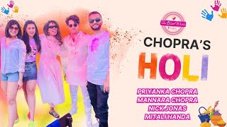 The Chopra's Holi ft #PriyankaChopra #NickJonas #MannaraChopra #MitaliHanda