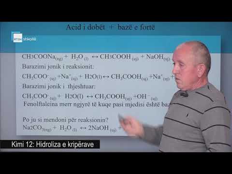 Video: Cili është reaksioni i hidrolizës?