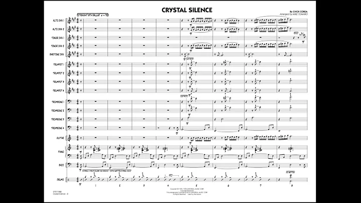 Crystal Silence by Chick Corea/arr. Mike Tomaro