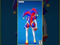 Fortnite Sugar Rush Emote Pomni Skin Thicc 🍑😜😂 Amazing Digital Circus Collab 😱🔥