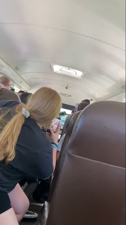 There was a fight on my chaotic bus￼