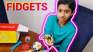 What is in my fidget box By Burhaan - My fidgets collection - My fidget Box #fidgets #joylandfamily