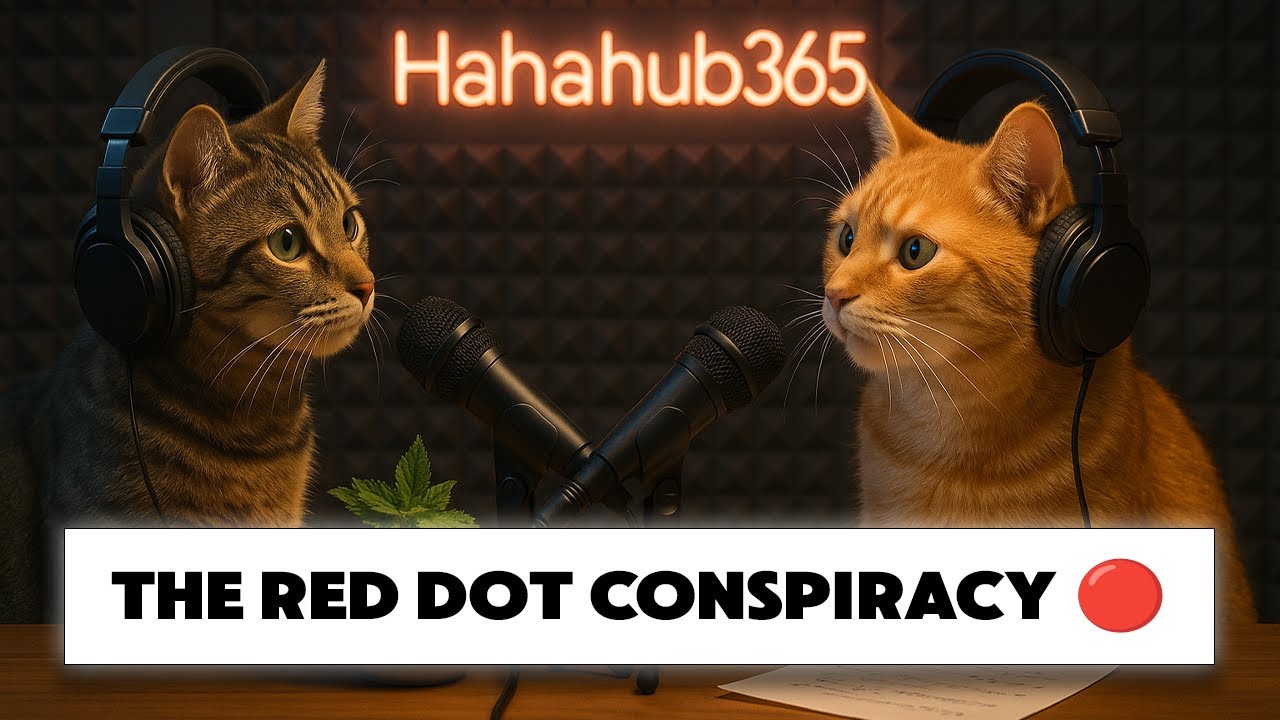The Red Dot Conspiracy 🔴 | Cats Podcast ft. Sir Whiskerston & Beans 😼🎙️