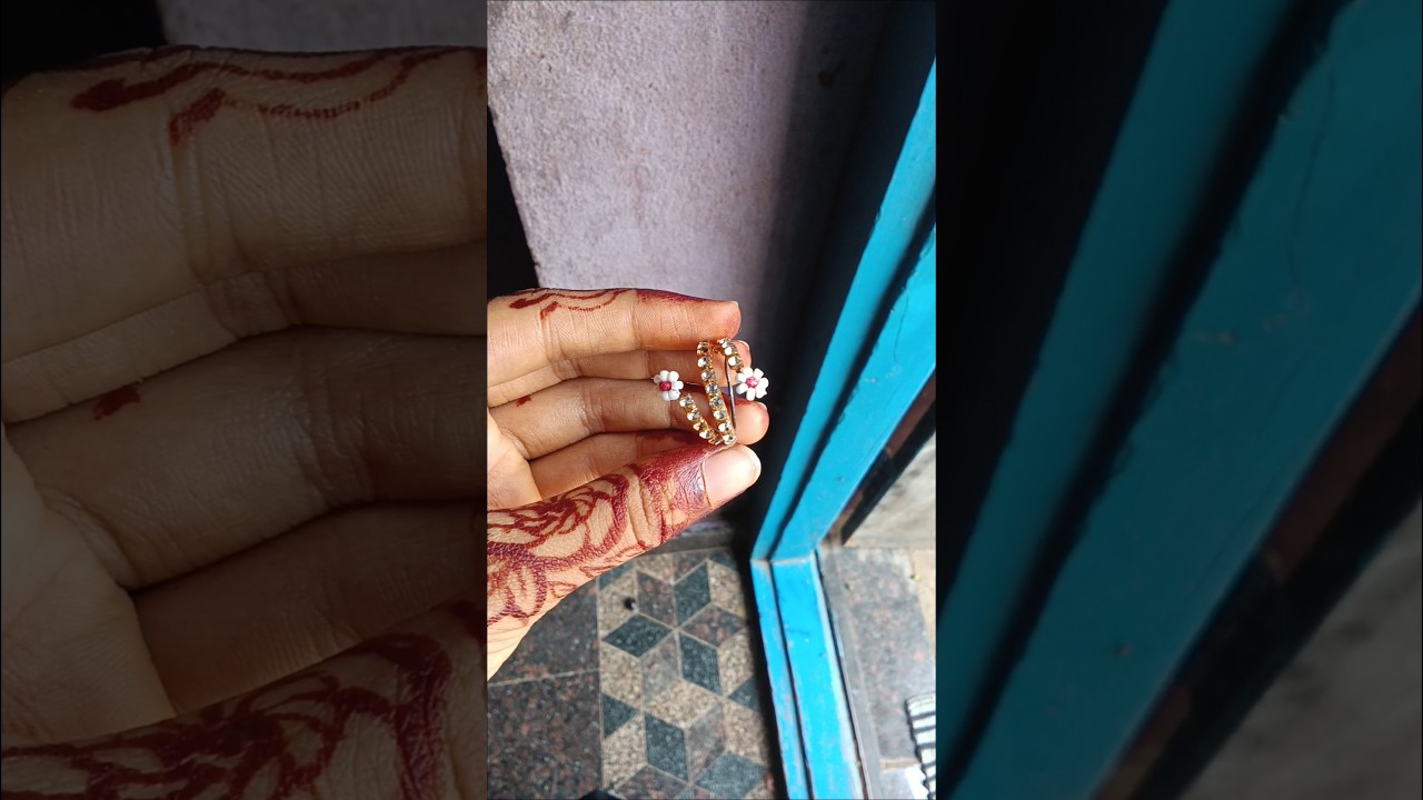 ✨💍Diy handmade ring with beeds💍💕/