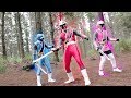 Power Ranger Ninja Steel Primera Transformacion De Los Rangers