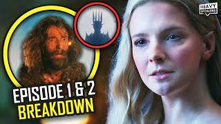 RINGS OF POWER Episode 1 \& 2 Breakdown | Ending Explained, Review And  Lord Of The Rings Easter Eggs