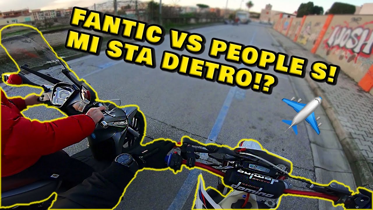 FANTIC 50 VS SCOOTER 125 4T! quale va più forte?