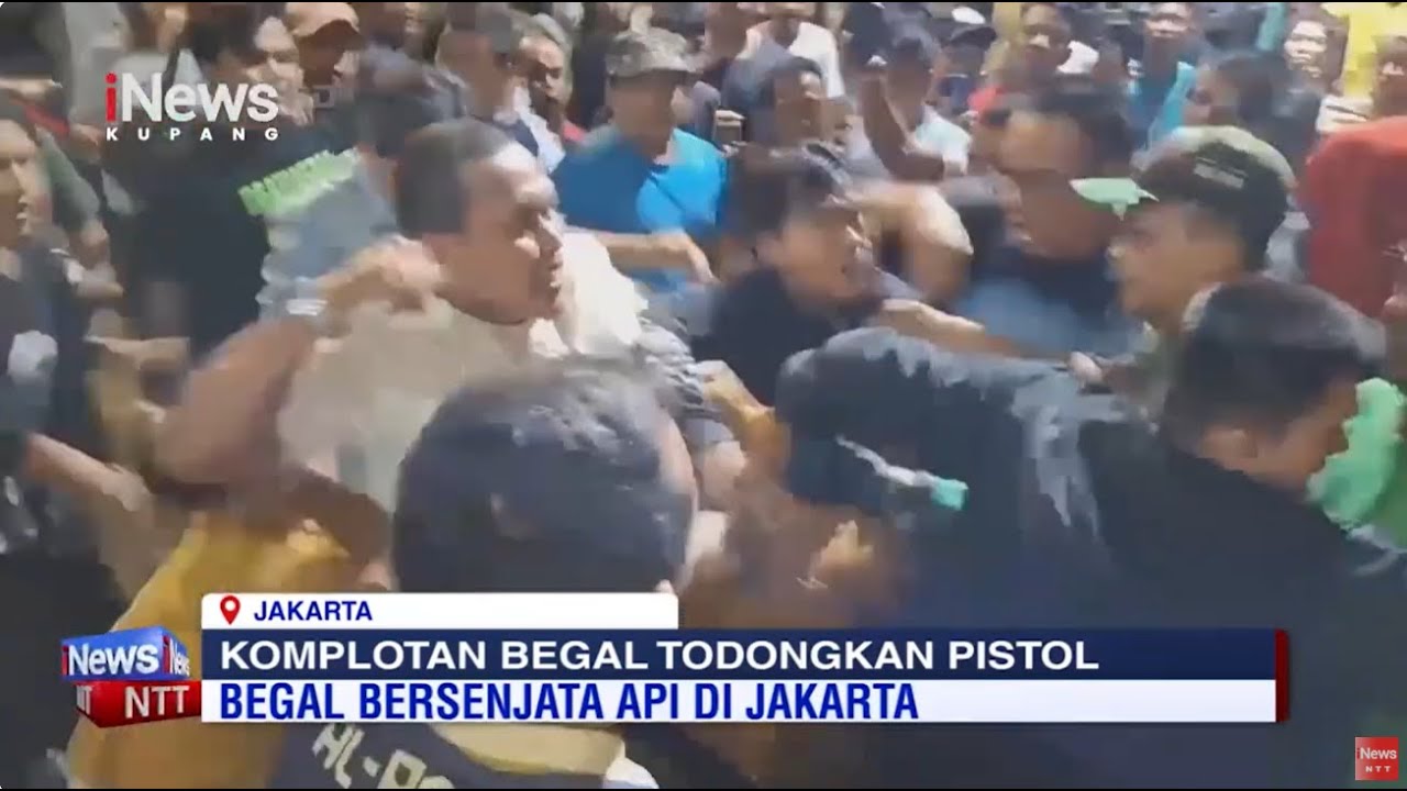 iNews NTT - Todong Warga dengan Senjata, Komplotan Begal Dikepung Massa