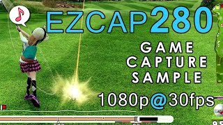 EZCAP 280 Video Game Capture Card - 1080p @ 30fps Sample