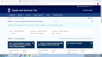GSTR 2 Return, Prepare Online & Reconciliation with GSTR 2A