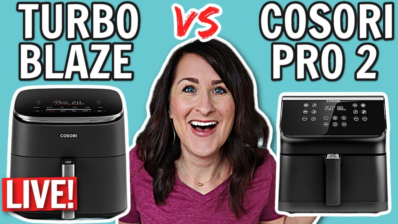 Cosori TurboBlaze vs Cosori Pro II and Air Fryer Cookbook Giveaways 