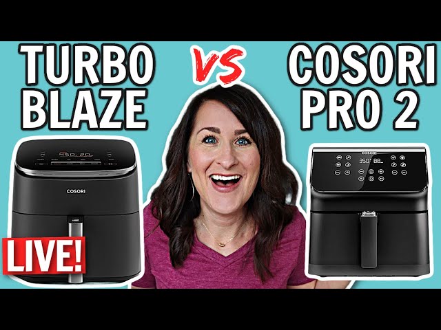 Cosori TurboBlaze vs Cosori Pro II and Air Fryer Cookbook Giveaways 