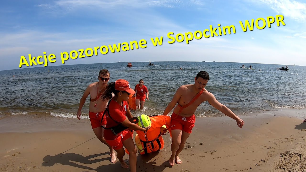 Akcje pozorowane, ćwiczenia | Sopockie WOPR