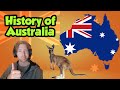 Californian Guy Reacts - An Animated History of AUSTRALIA!