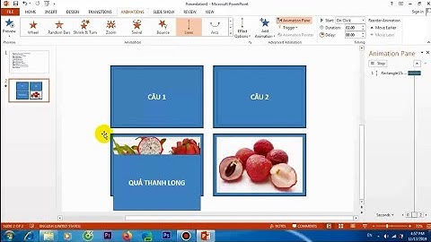 Hướng dẫn cách làm trò chơi ô cửa bí mật bằng Powerpoint