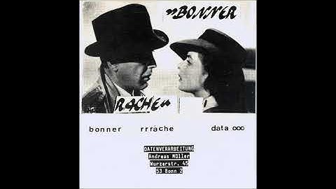 Various - Bonner Rache - Cassette (Datenverarbeitung 1981)