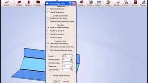 Intersect 2D sheet perpendicular to edge in HiCAD
