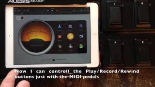 Fiddlicator + Garageband - IAA Audio & MIDI control