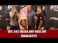 Full ufc 242 media day face off highlights