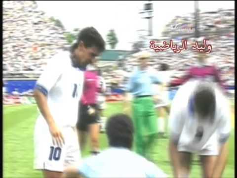 هدف روبرتو باجيو الحاسم في نيجيريا كأس العالم 94 م تعليق علي حميد