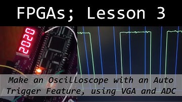 FPGAs; Lesson 3: Make an Oscilloscope with Auto-Trigger; VGA and ADC