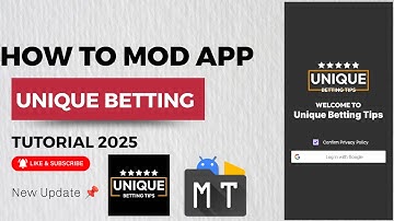 HOW TO MOD UNIQUE BETTING TIPS USING MT MANAGER NEW UPDATE 2025