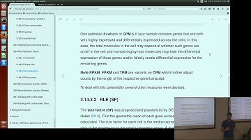 Analysis of single cell RNA-seq Nov2017 - Day1 Afternoon Session3