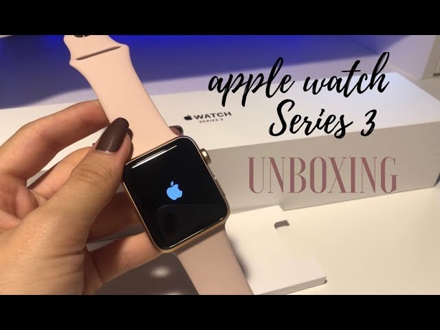 Apple Watch Series 3 ⌚️ 🌸 Gold Aluminum Unboxing