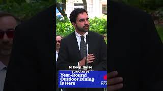 Mamdani signs law for year-round outdoor dining in NYC