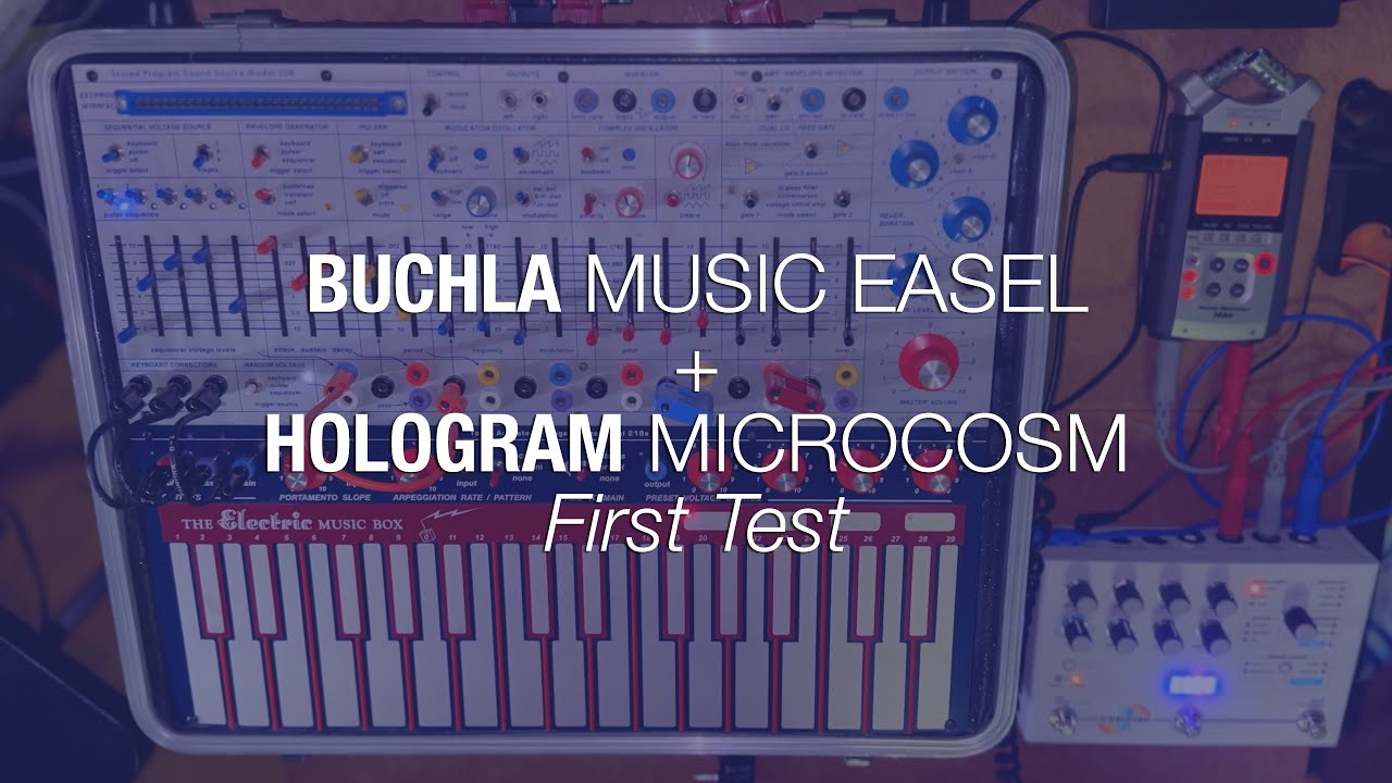 Watch Buchla Music Easel + Hologram Microcosm // First Test on YouTube Watch Buchla Music Easel + Hologram Microcosm // First Test on YouTube