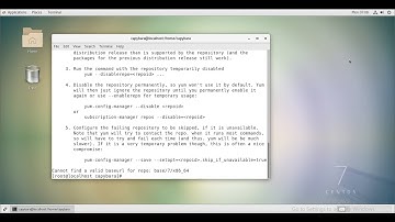 Khắc phục lỗi Cannot find a valid baseurl for repo: base/7/x86_64 trên CentOS 7.9.2009