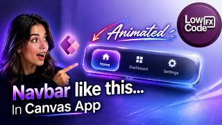 Next-Level Navbar in Power Apps 🚀 | Canvas App UI Tutorial @LowCodeFX