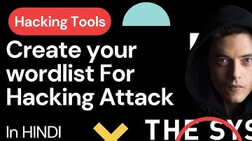 [Hindi] Create Your own Wordlist in kali linux IN HINDI | Prince Saini