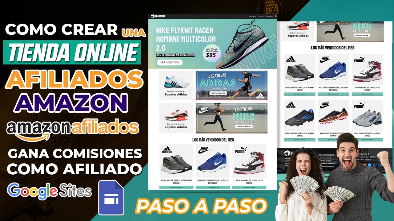 Cómo Crear una Tienda Online Amazon en Google Sites 2023 YouTube