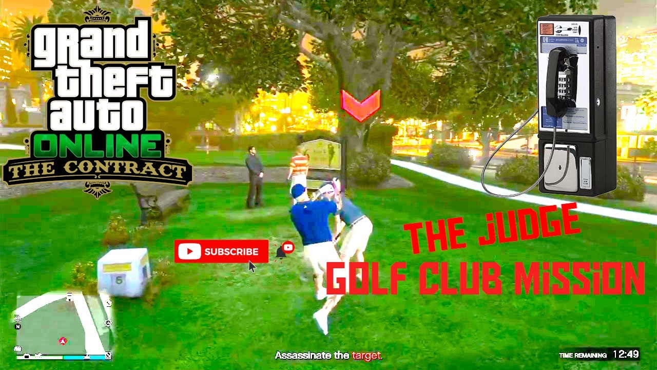 GTA 5 Payphone hits guide : The judge golf club mission